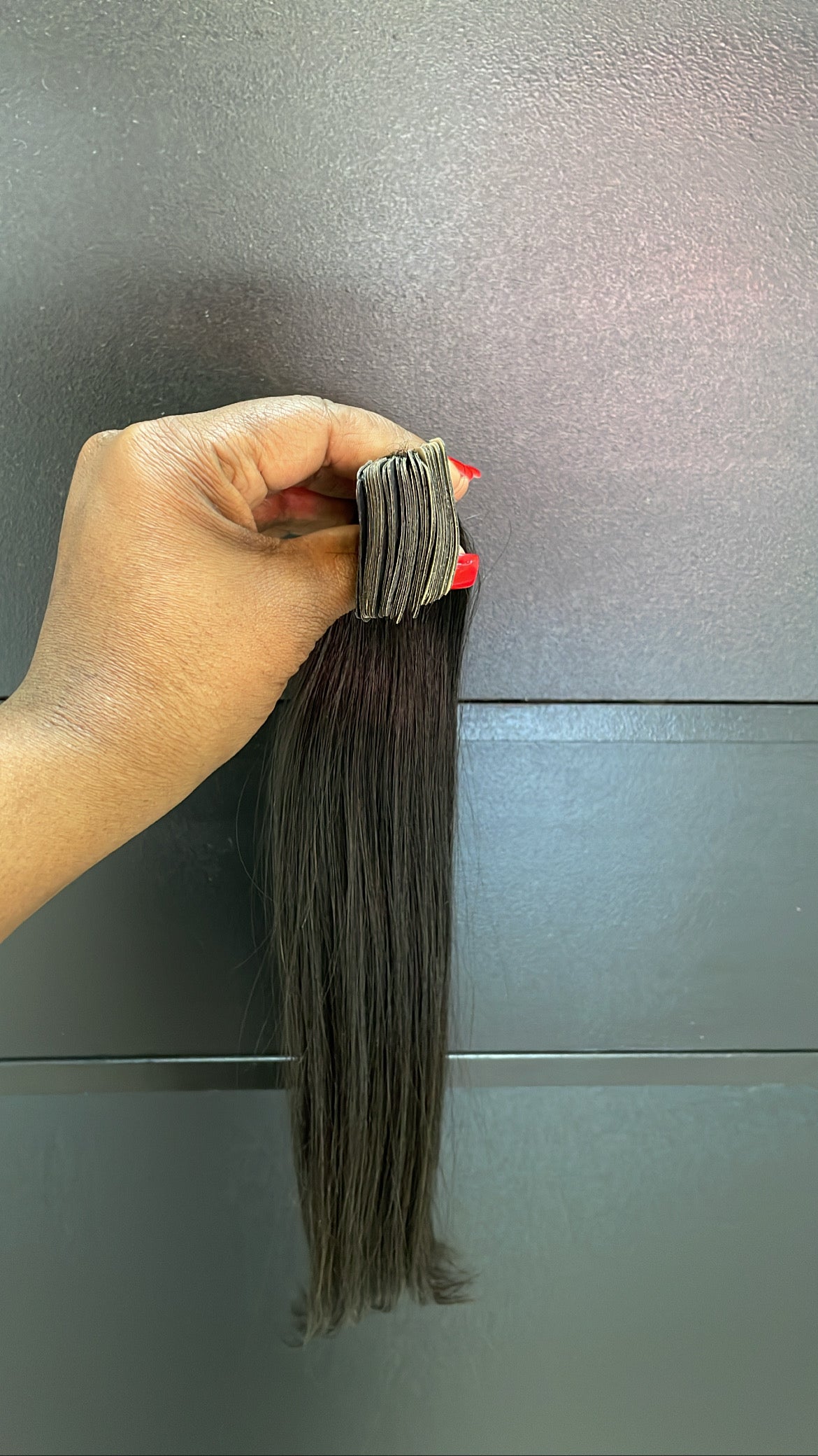 Tape In Extensions (Raw Hair) 1b/black & blonde