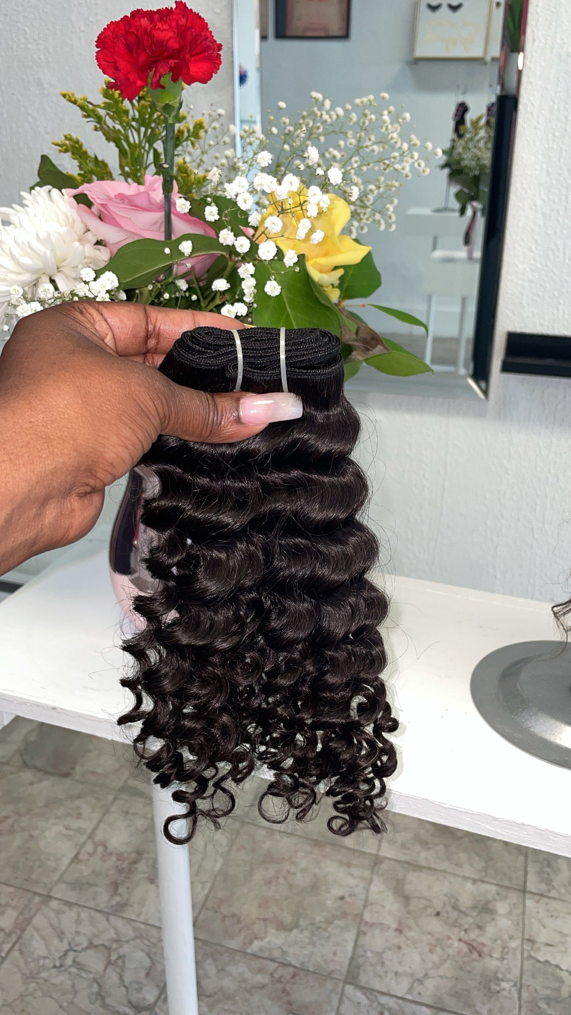 Mesa Curly ( Raw Burmese Hair)