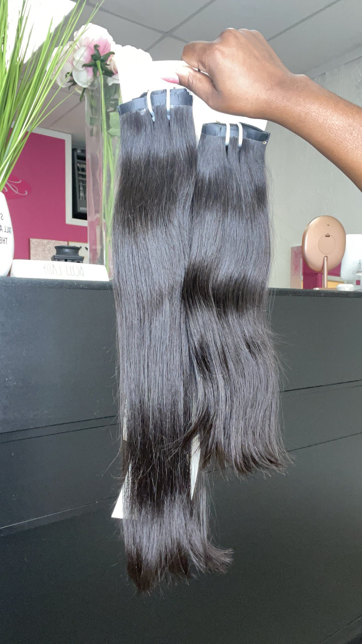 Clip In Extensions        (Raw Hair)