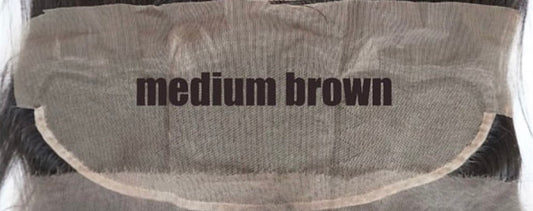 Medium brown lace frontal 13*4